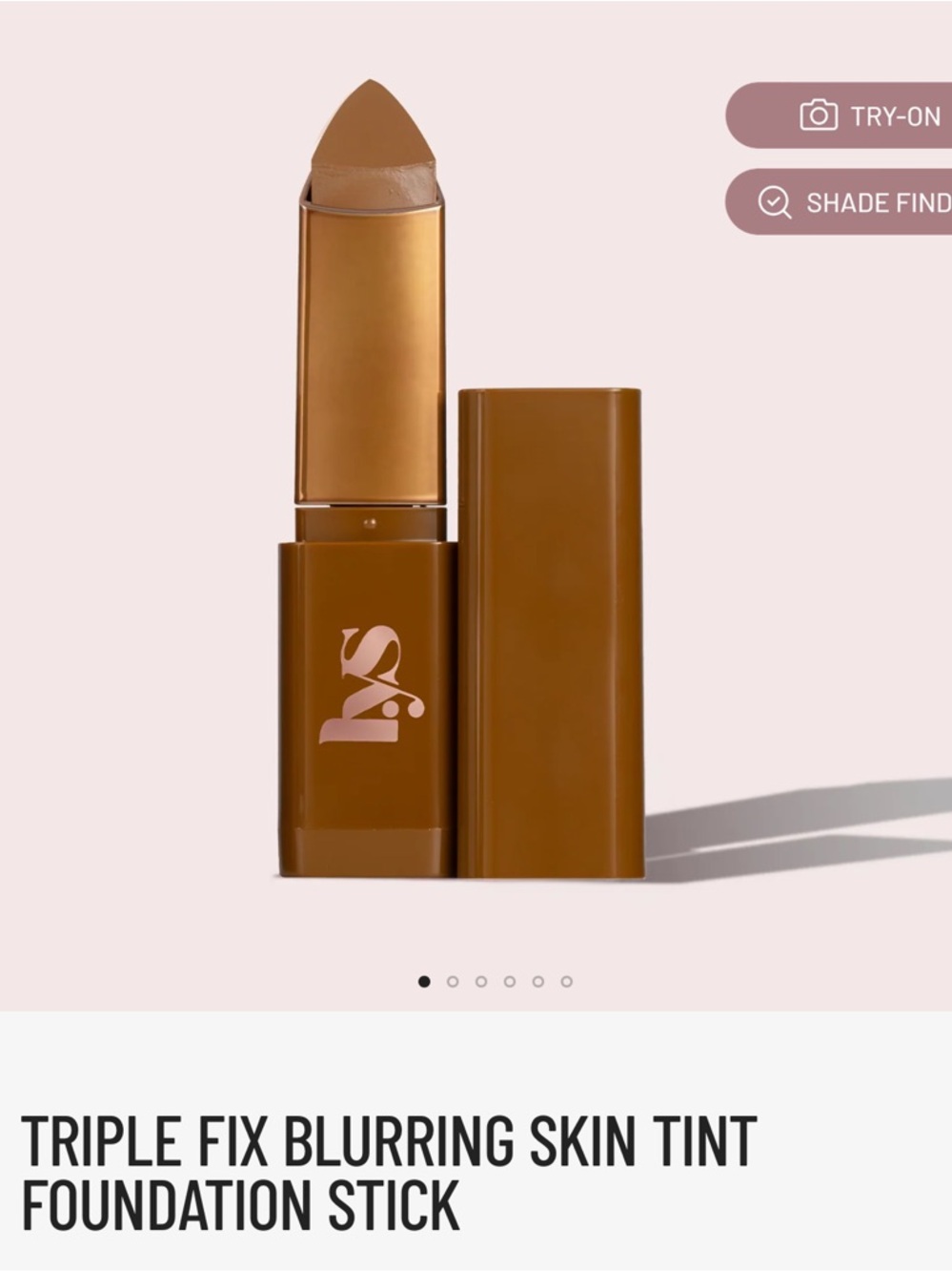 LYS beauty Triple Fix Blurring Skin Tint Foundation Stick —DG7 COCOA